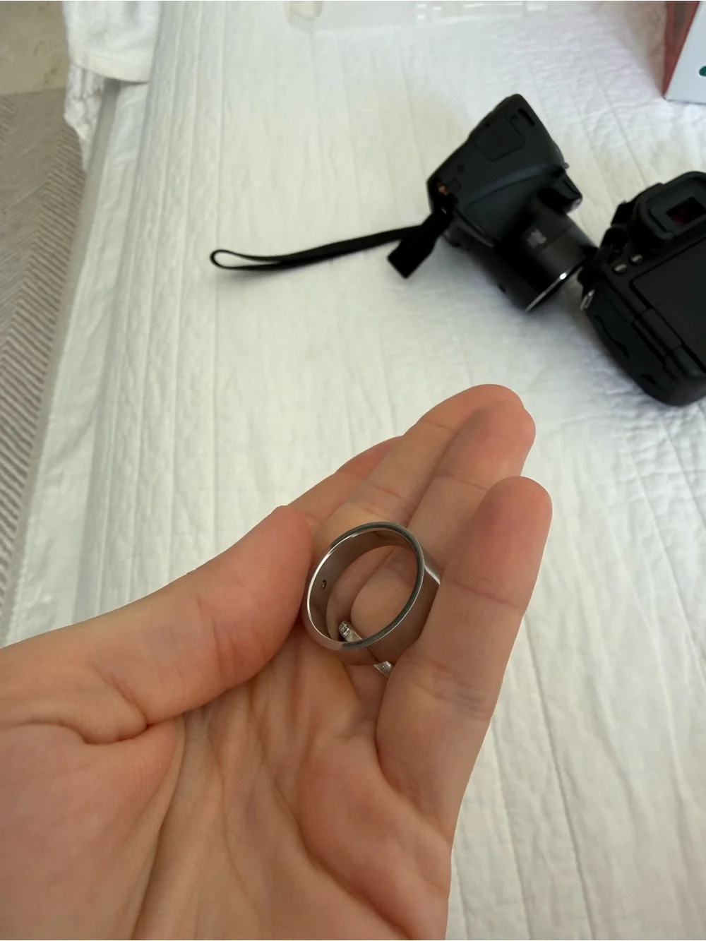 Men’s Silver Logo Band Ring